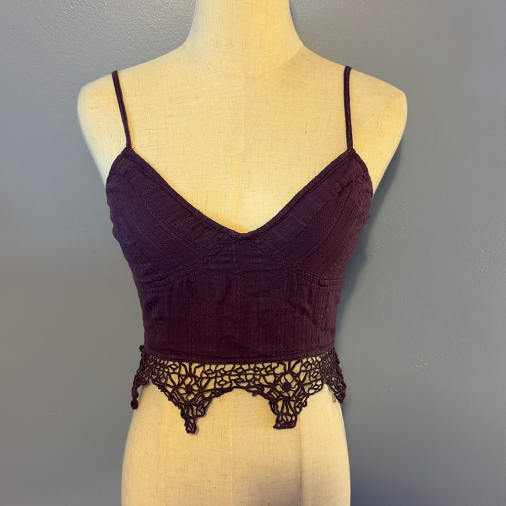 Free People One Geo Bralette Crop Top